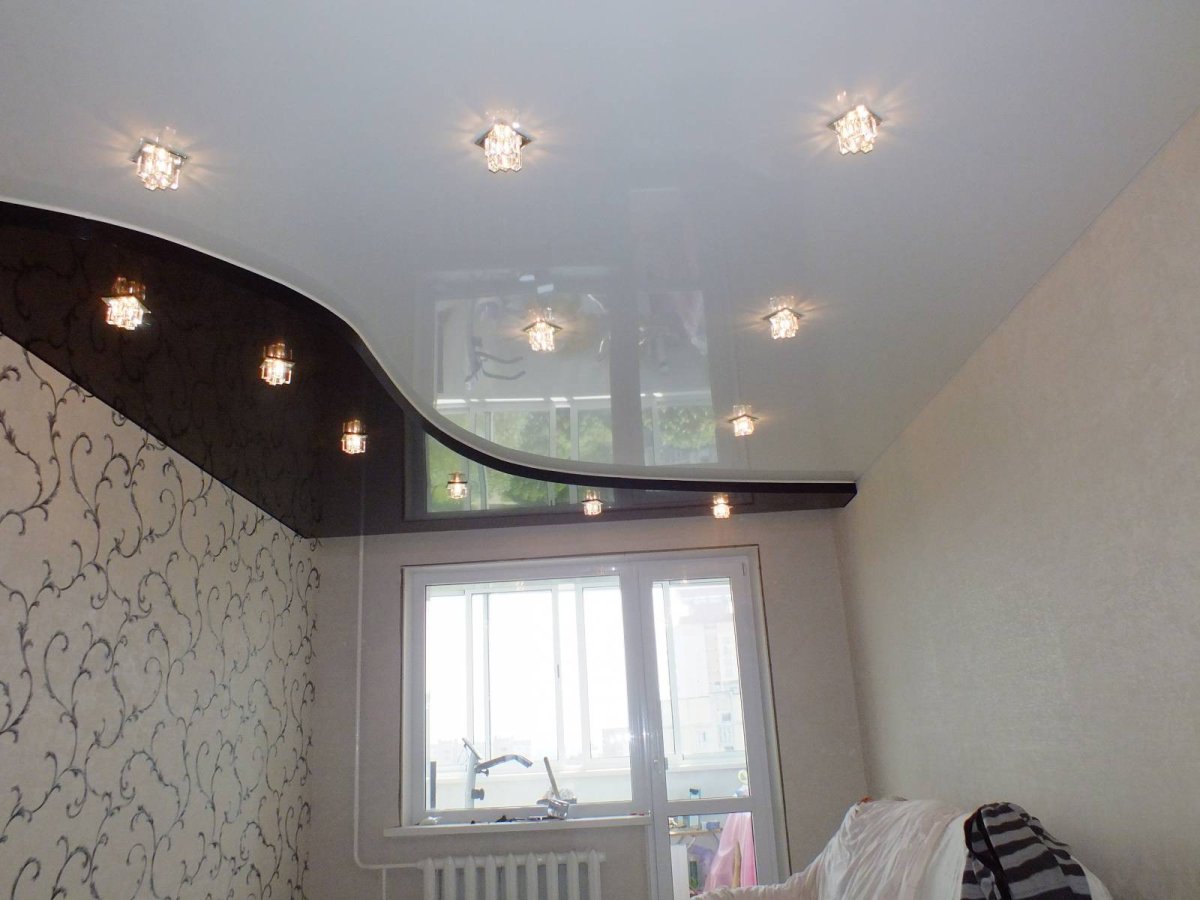 Комбинированные потолки варианты