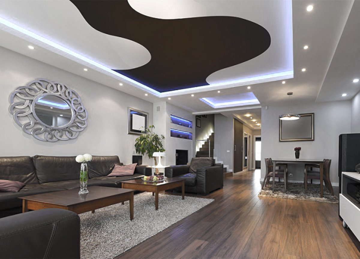 Комбинированные потолки