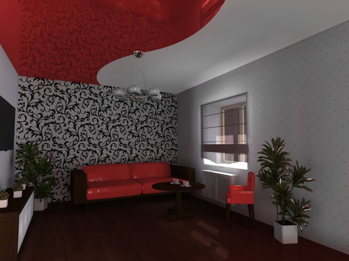 Комбинированные потолки