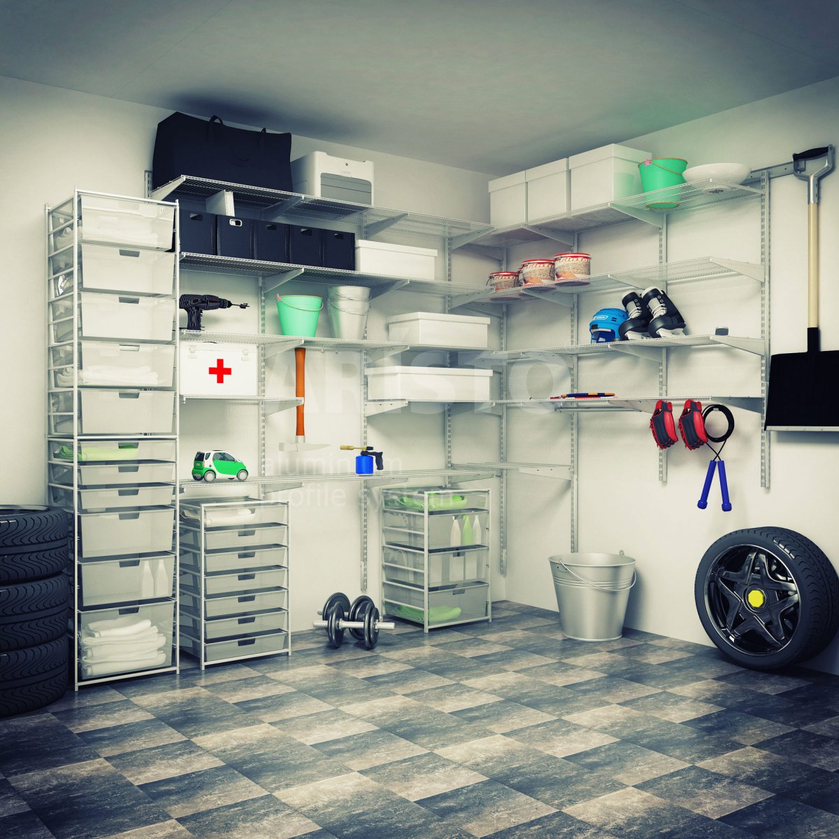 Аристо гардеробные гараж