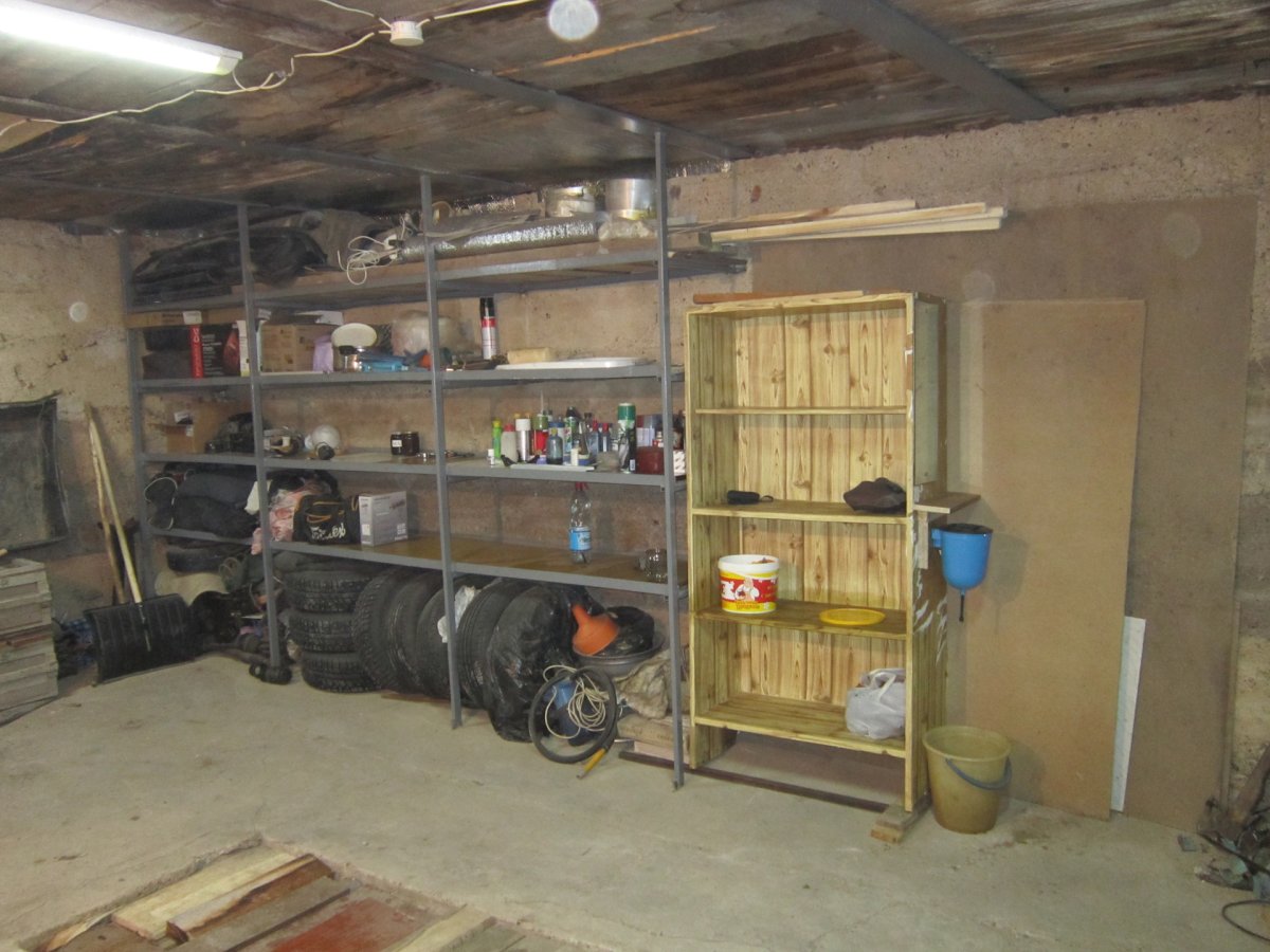 Гараж внутри