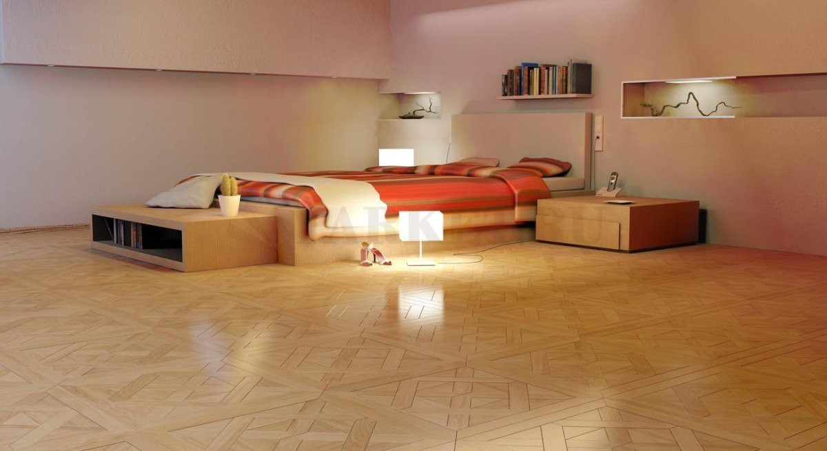 Пол в гараже из ПВХ модулей