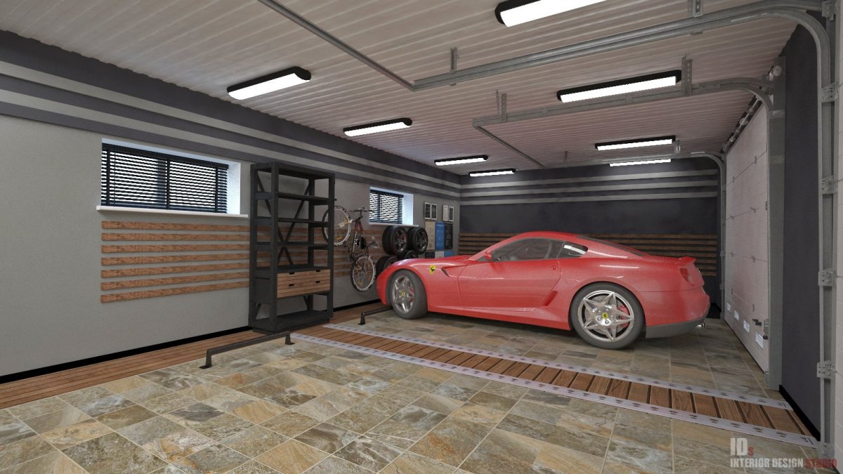 Современная отделка гаража