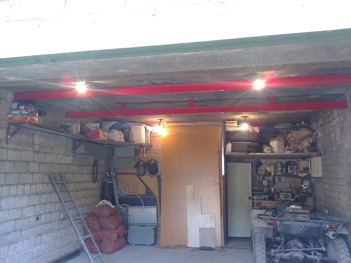 Отделка гаража внутри своими