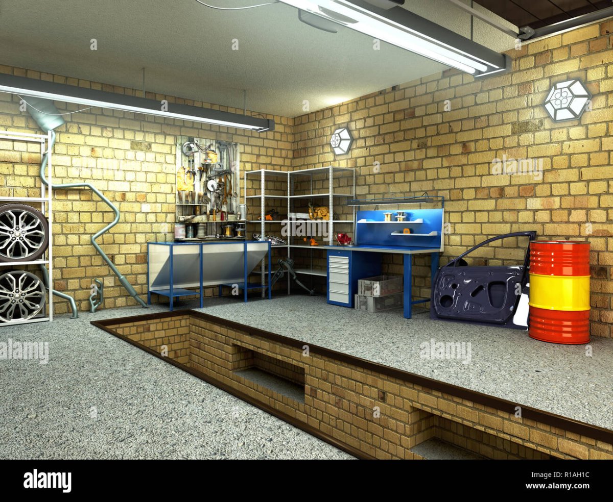 Стили гаражей внутри