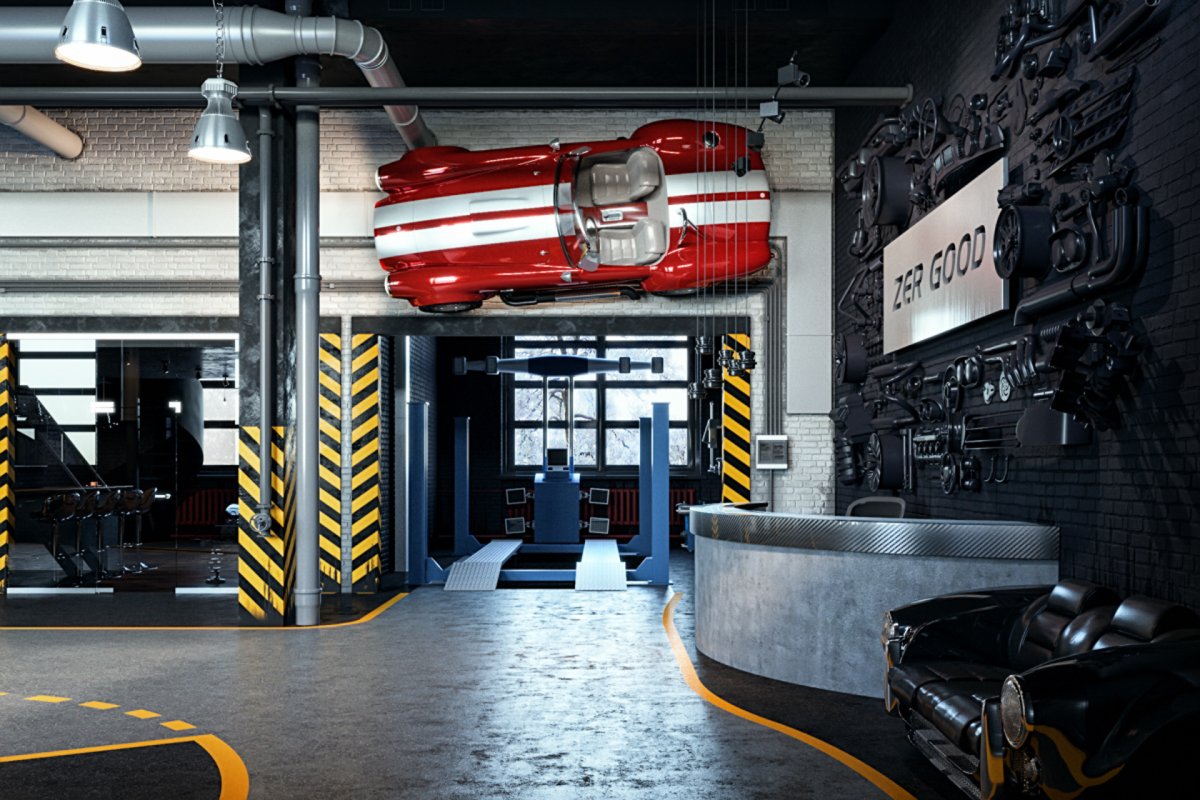 Интерьер СТО