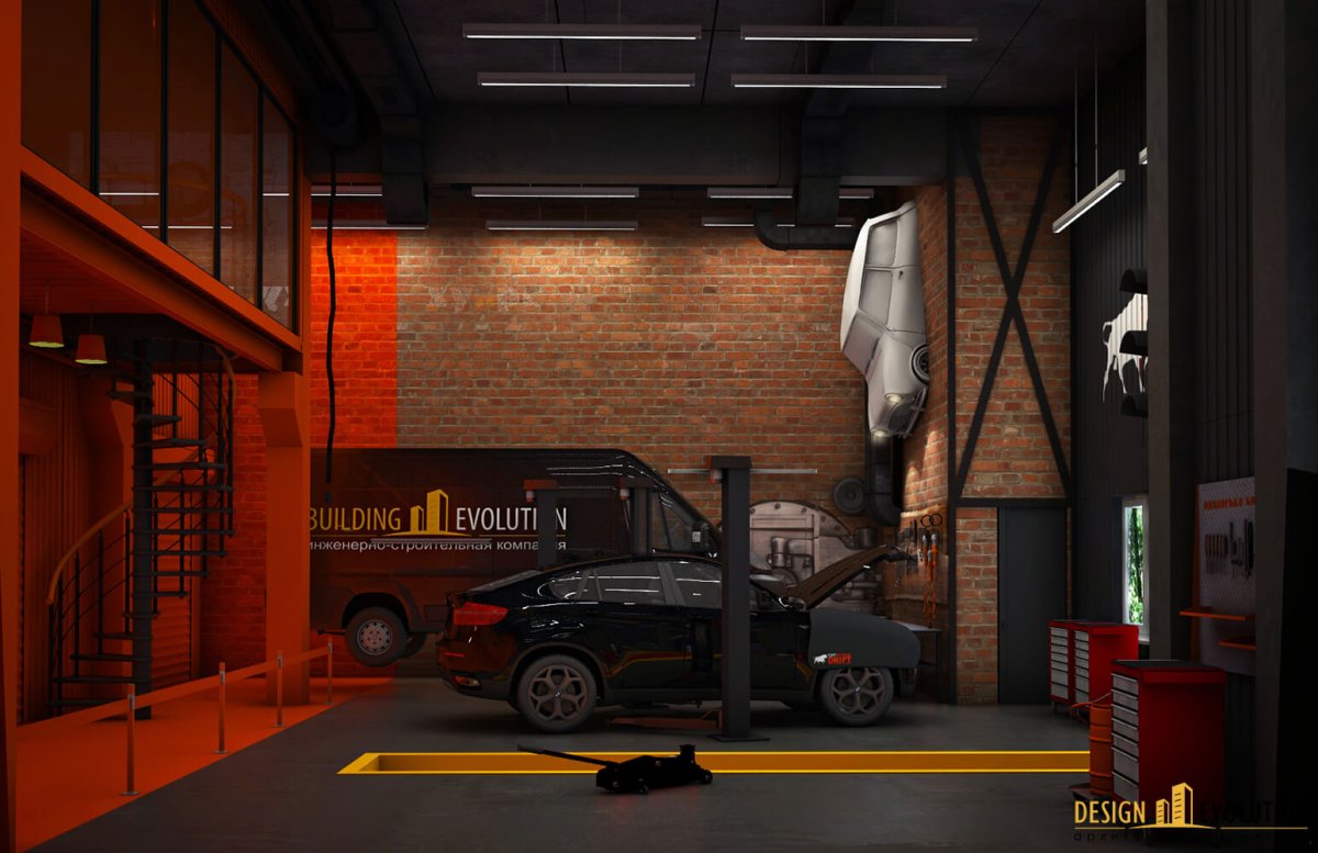Интерьер автосервиса
