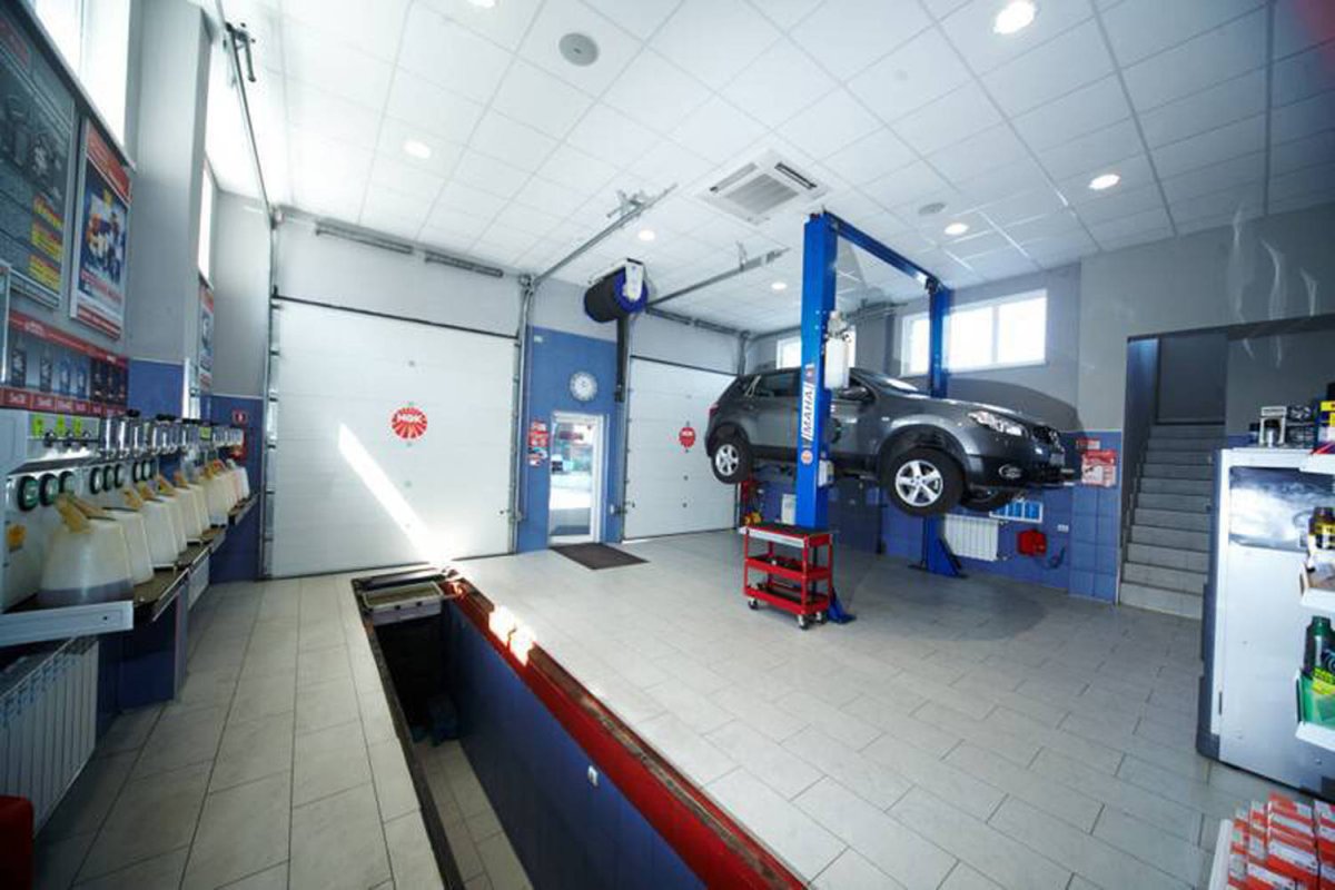 Помещение для ремонта машины