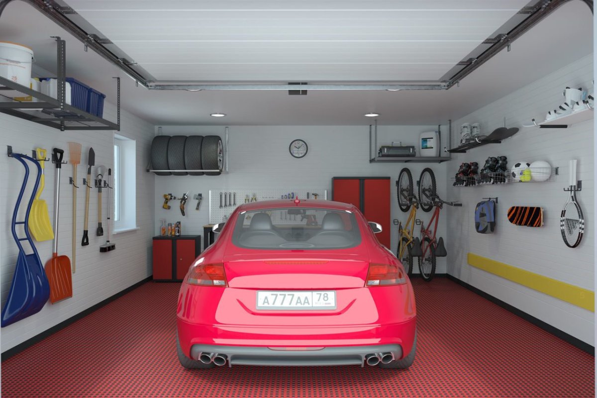 Песочный линолеум в интерьере прихожей