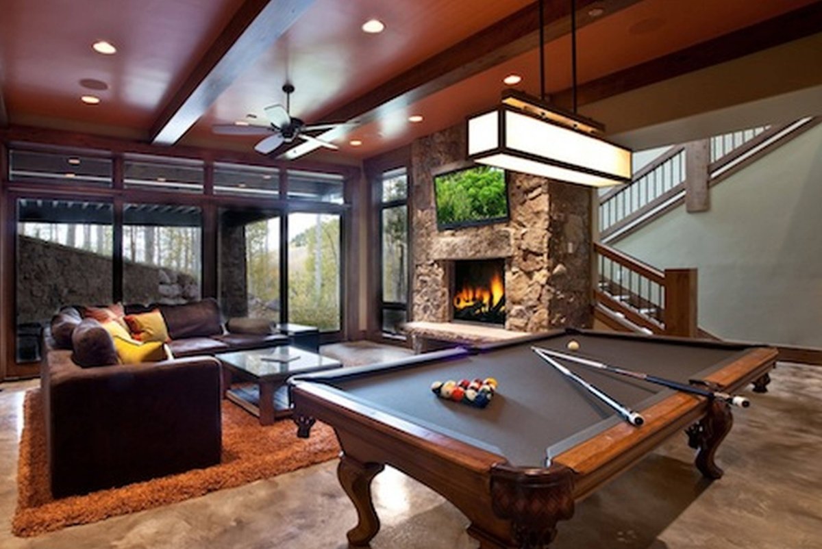 Интерьер жилого гаража