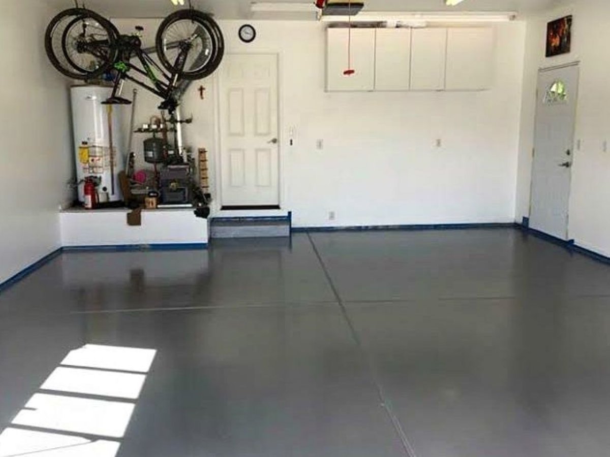 Отделка пола в гараже