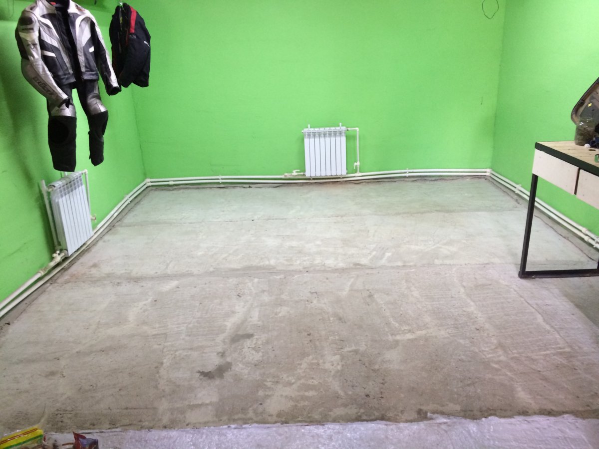 Бетонный пол