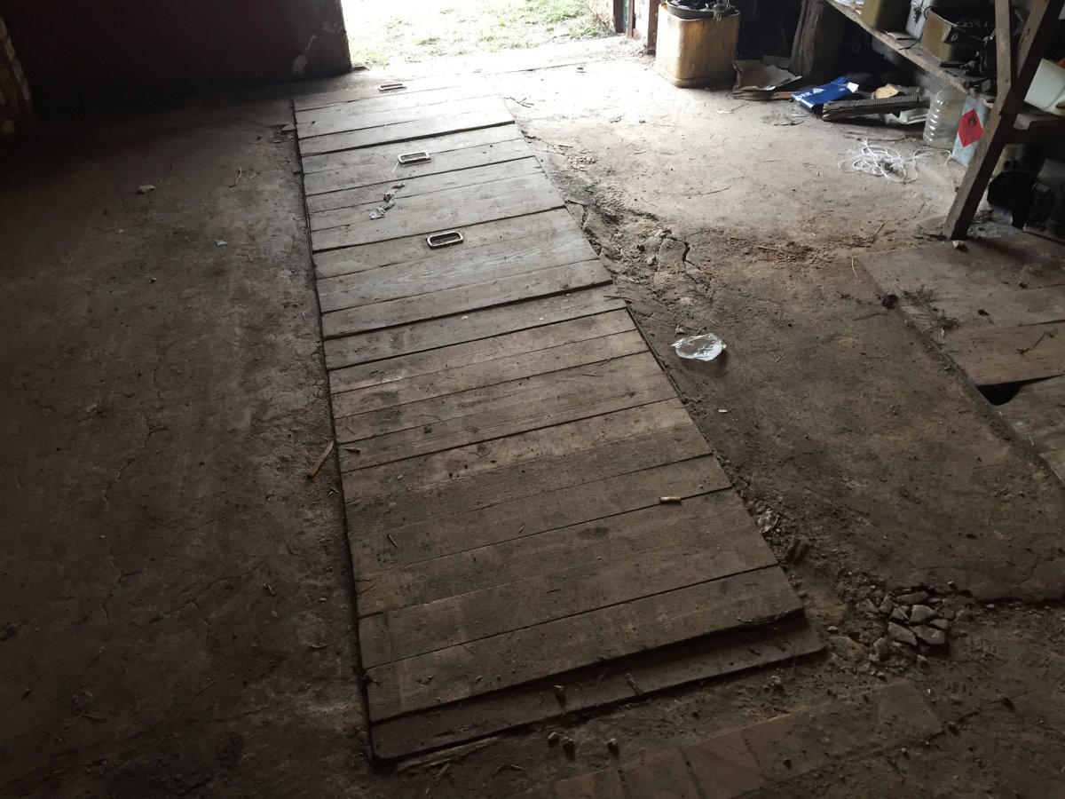 Настил для гаража