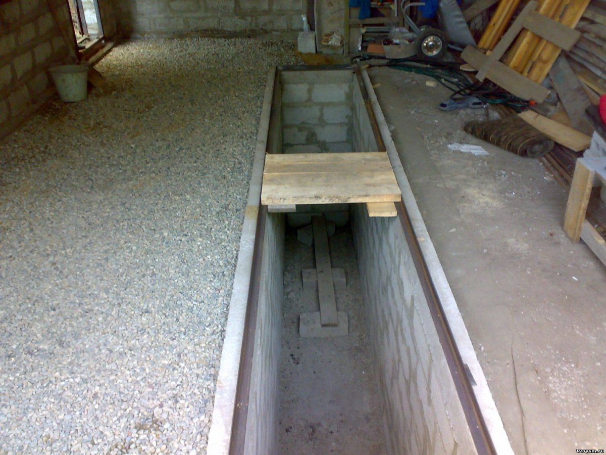 Пол в гараже своими руками