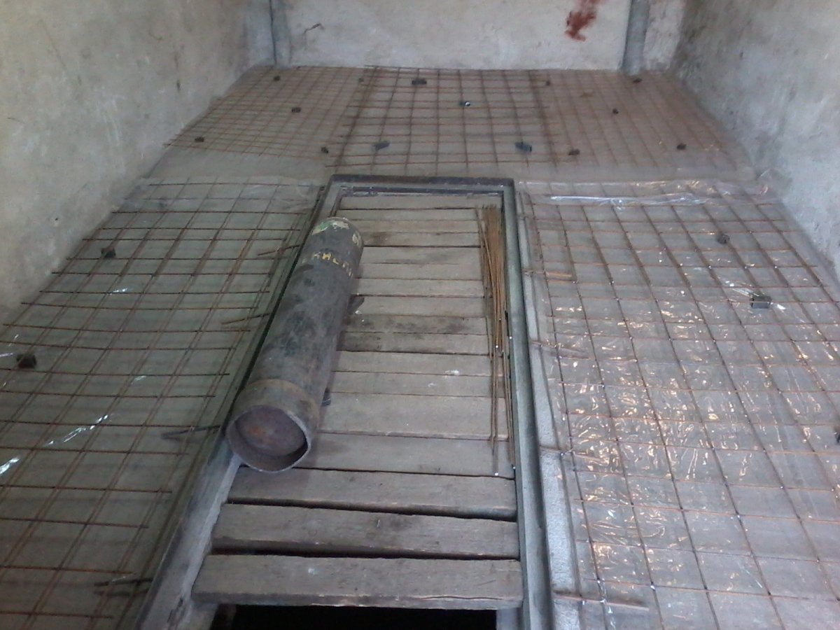 Обустройство гаража полы