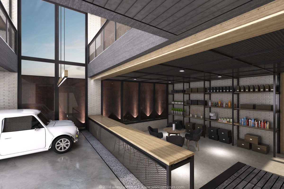 Место для посиделок в гараже