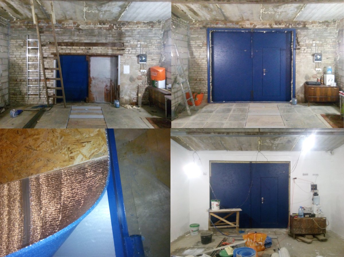 Внутренняя отделка гаража