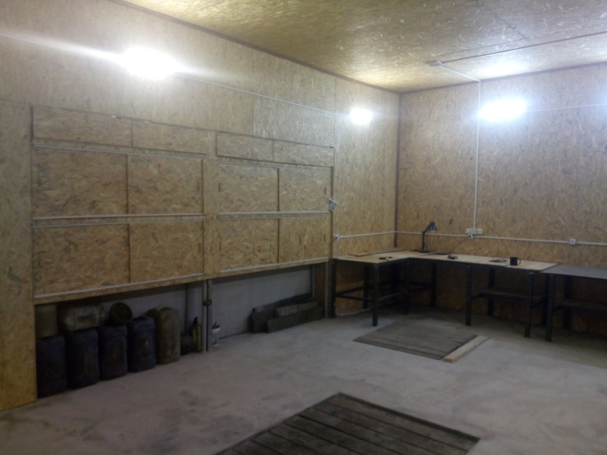 Обустройство капитального гаража