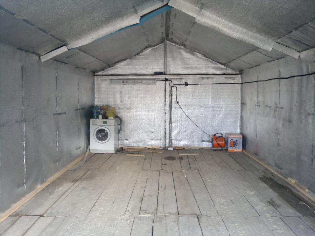 Отделка стен гаража изнутри