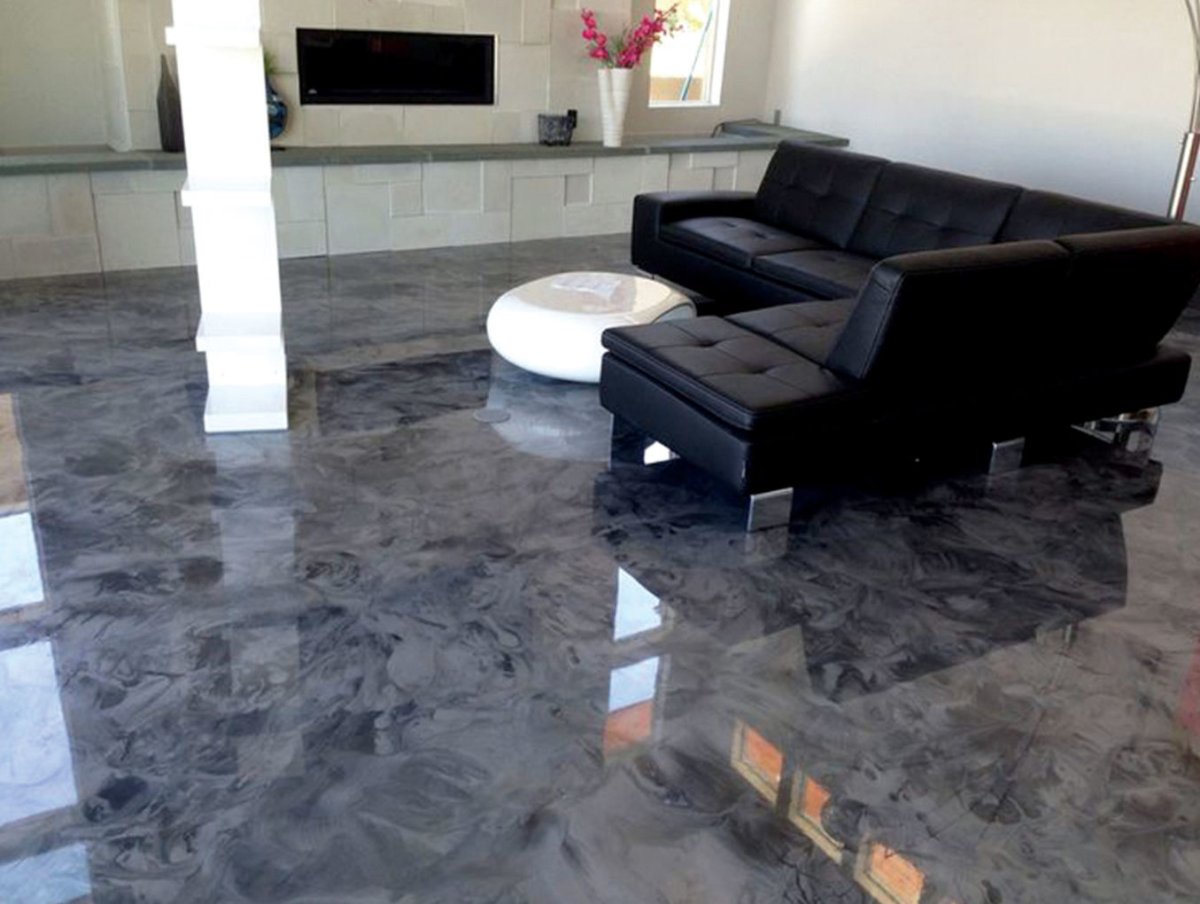 Краска пол под мрамор