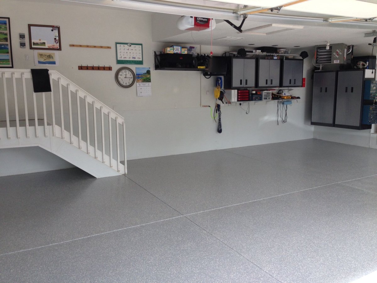 Ретерьер полпу в гараже