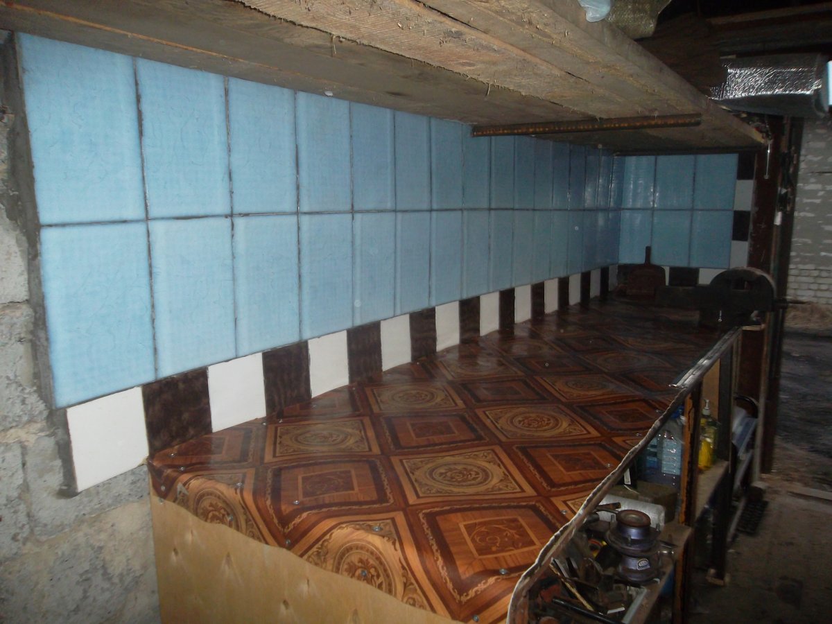 Отделка гаража