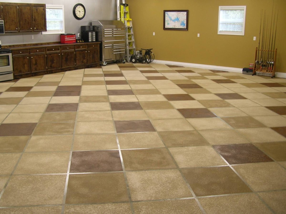 ПВХ покрытие для гаража