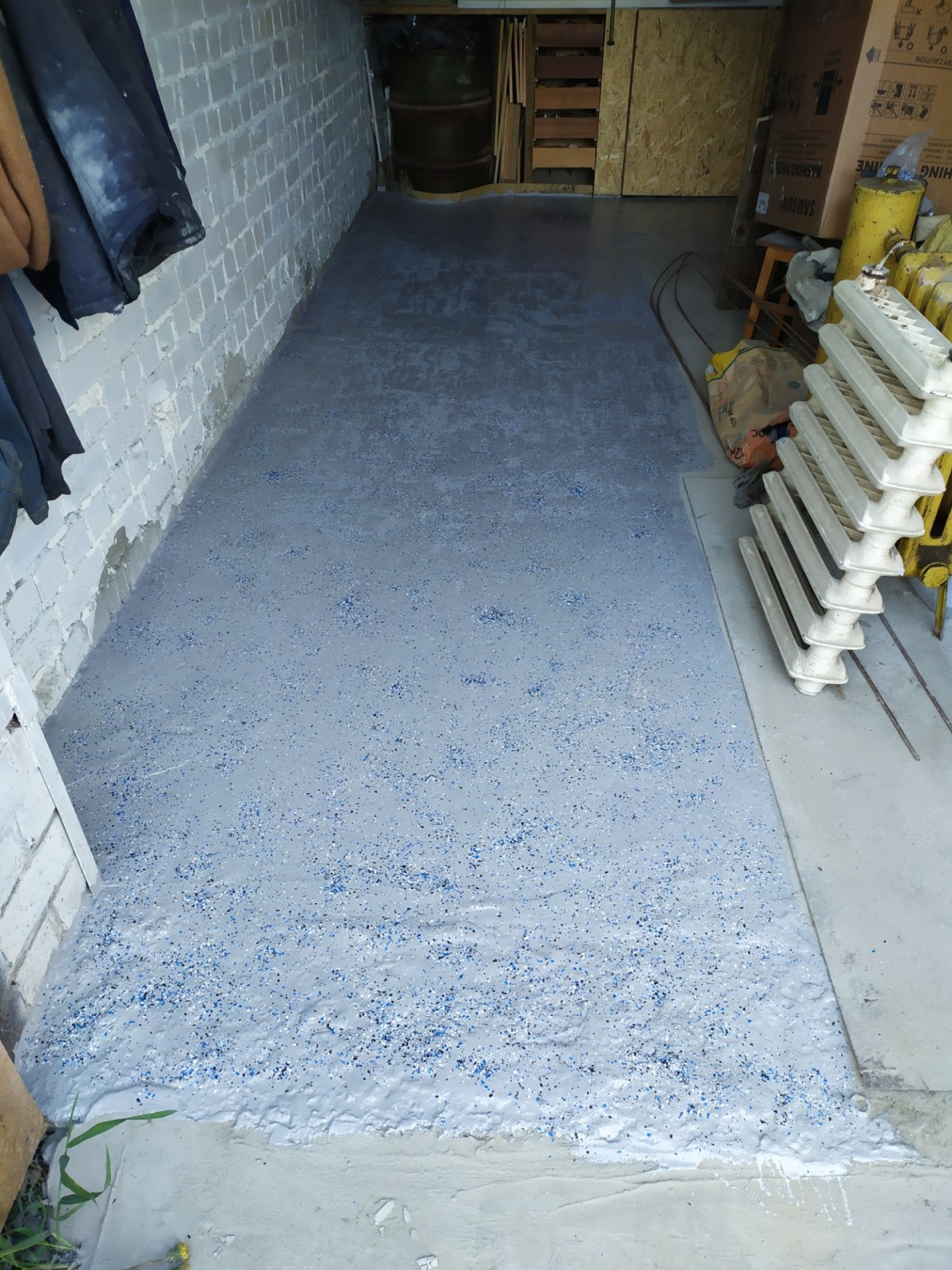 Каменный ковер из щебня