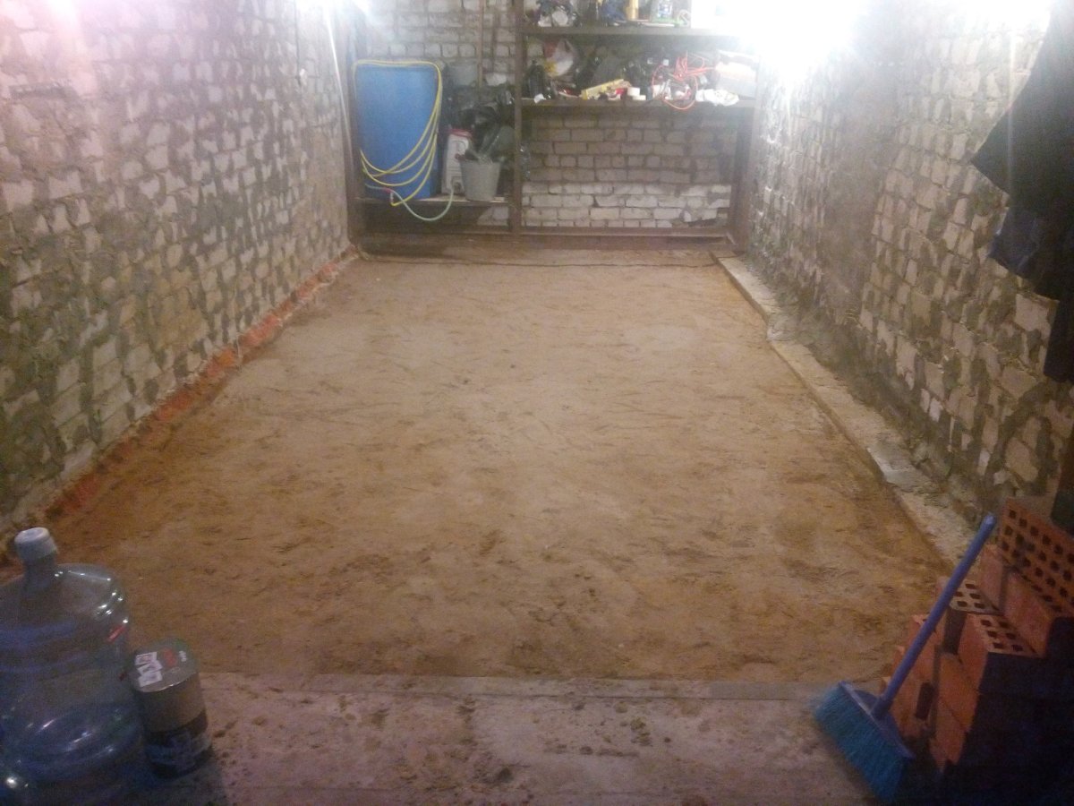 Асфальтная крошка в гараже