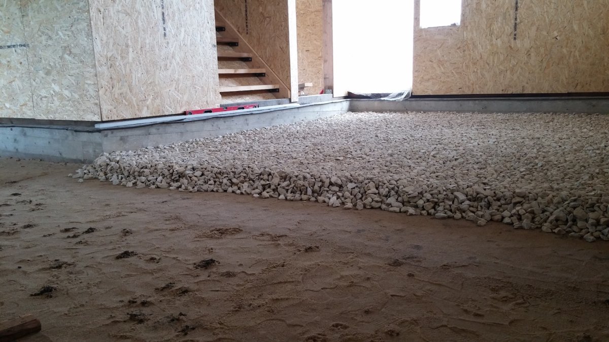 Бетонная стяжка пола в гараже