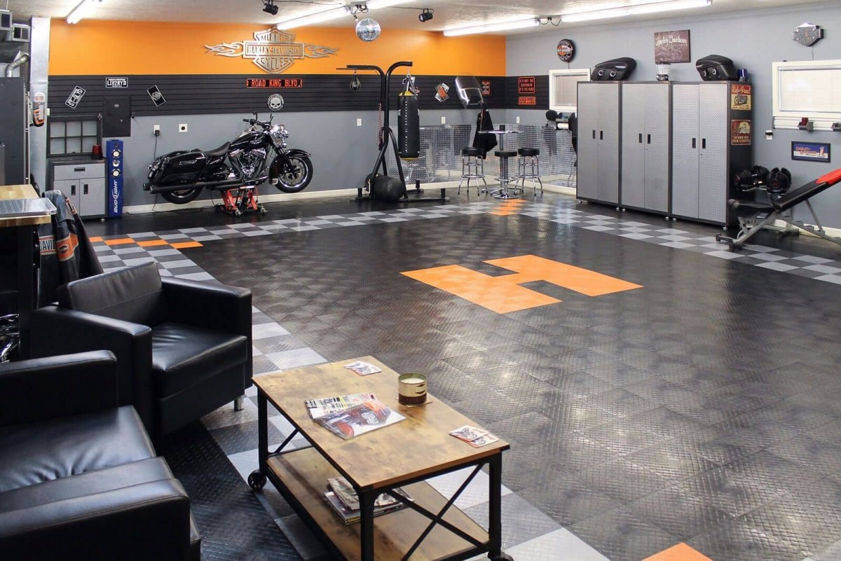 Дизайнерская отделка гаража