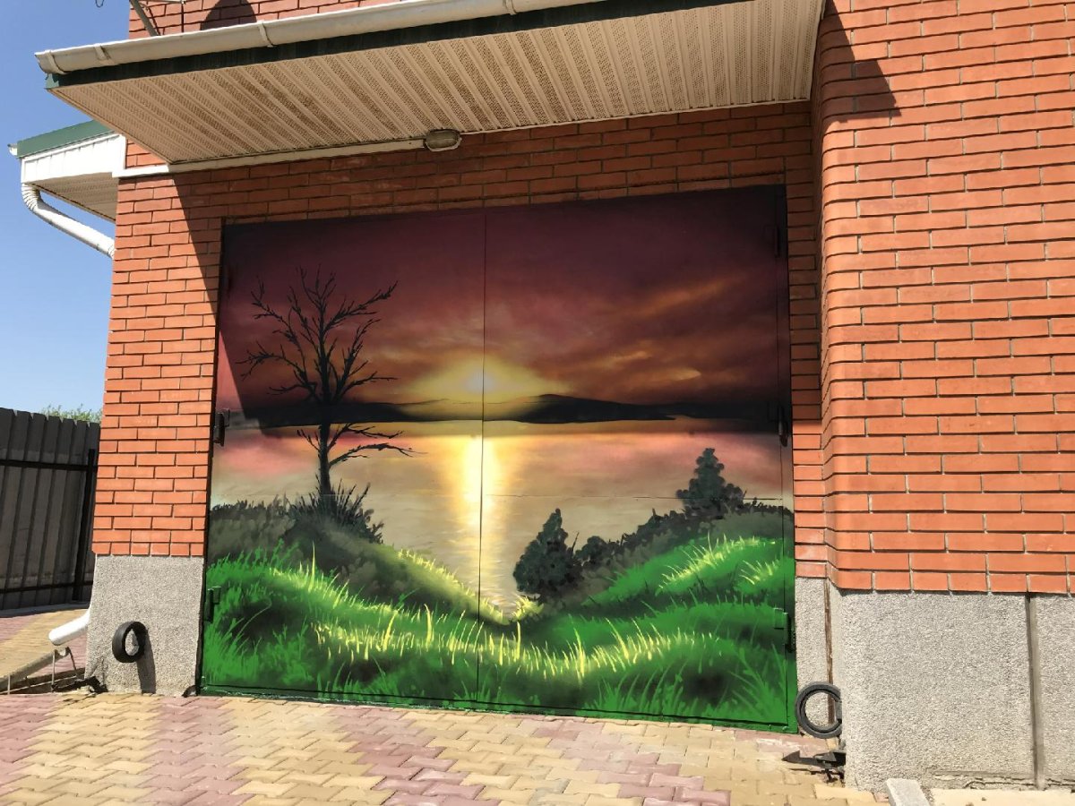 Разрисованные ворота