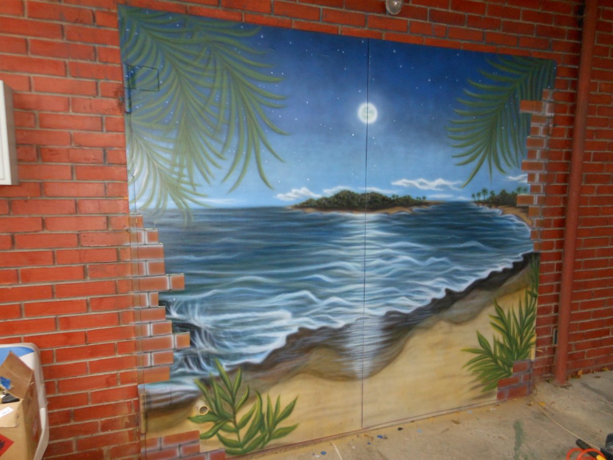 Роспись гаража