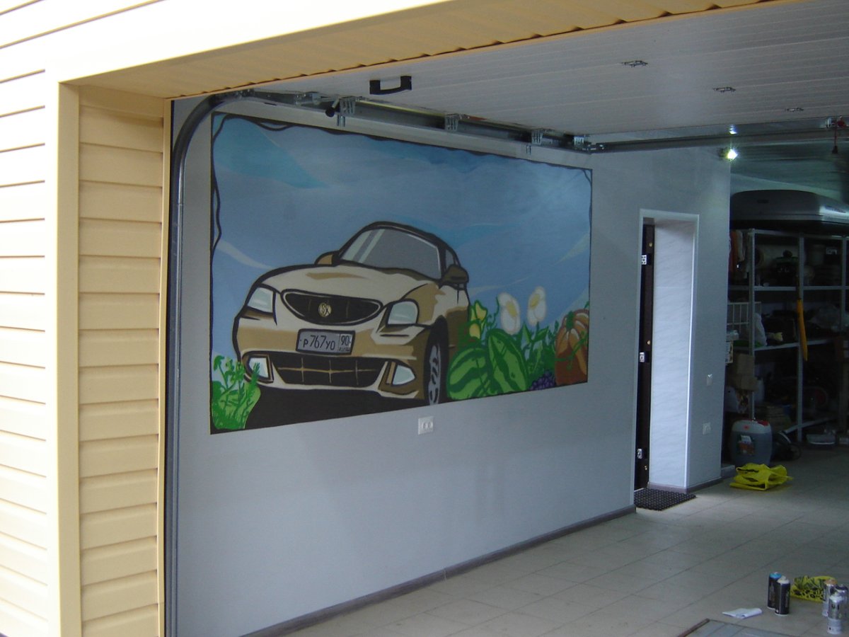 Гараж рисунок