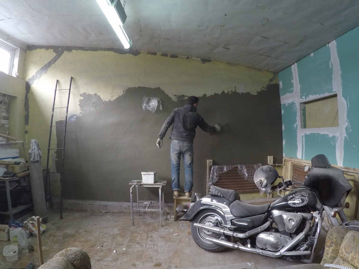 Ретро мото гараж