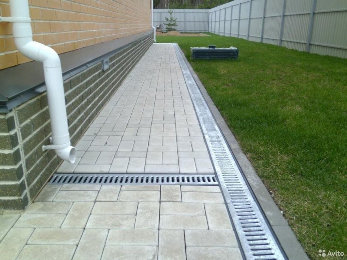 Дренажная система лоток водоотводный