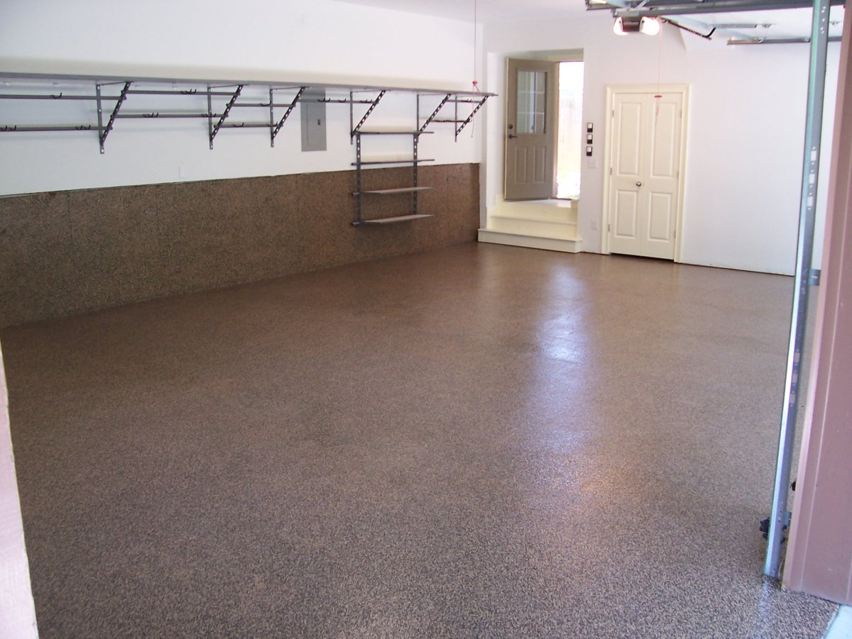 Цвет пола в гараже