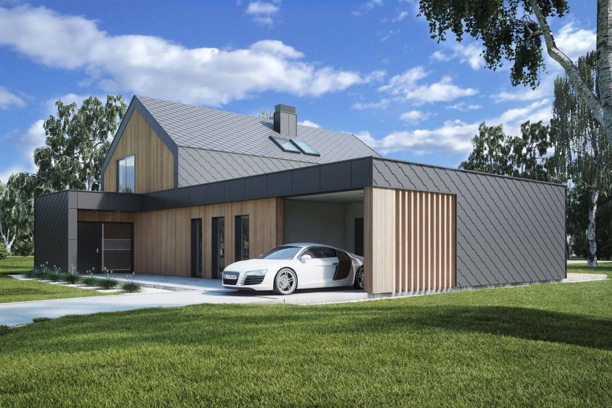 Гараж в современном стиле