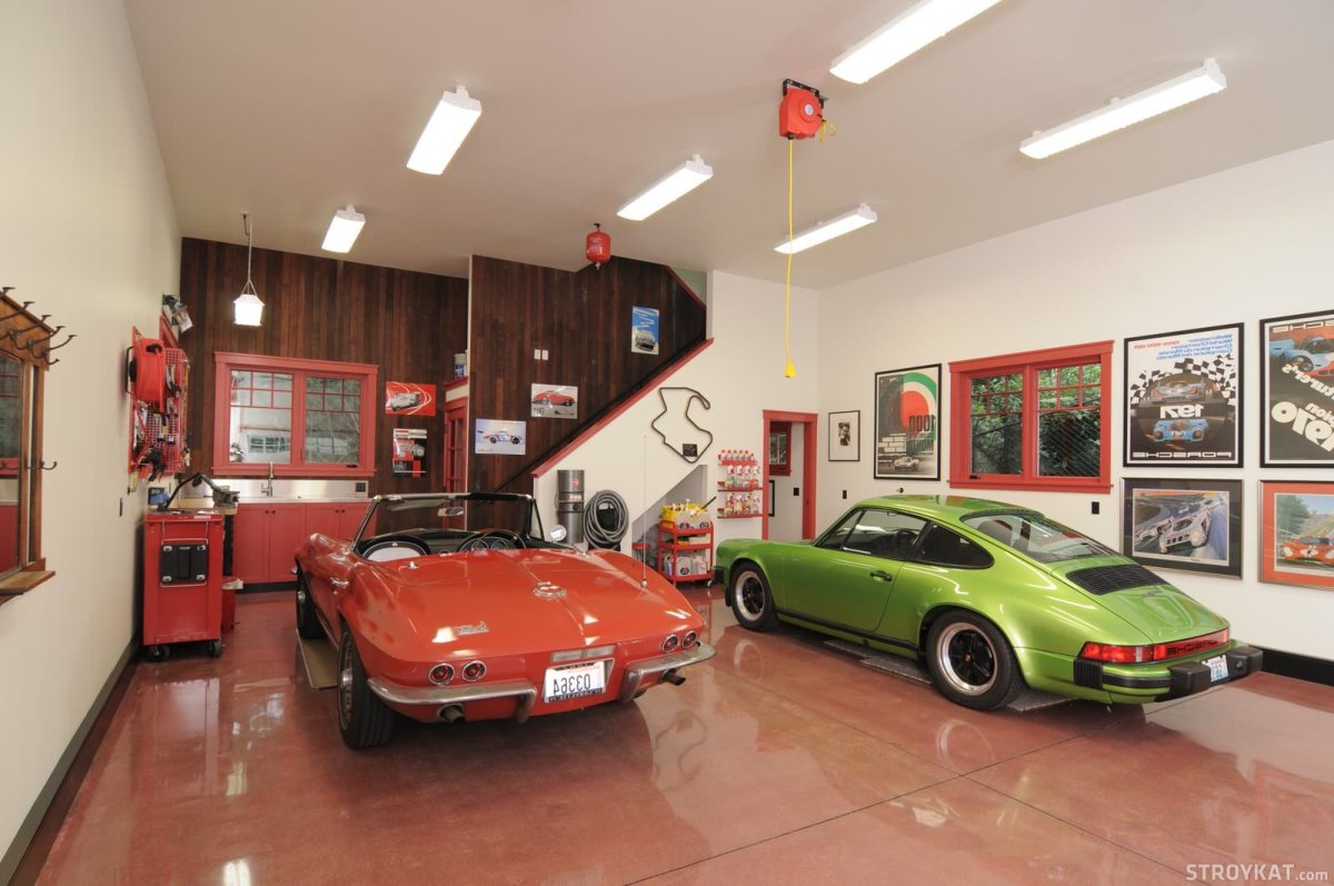 Дизайнерская отделка гаража