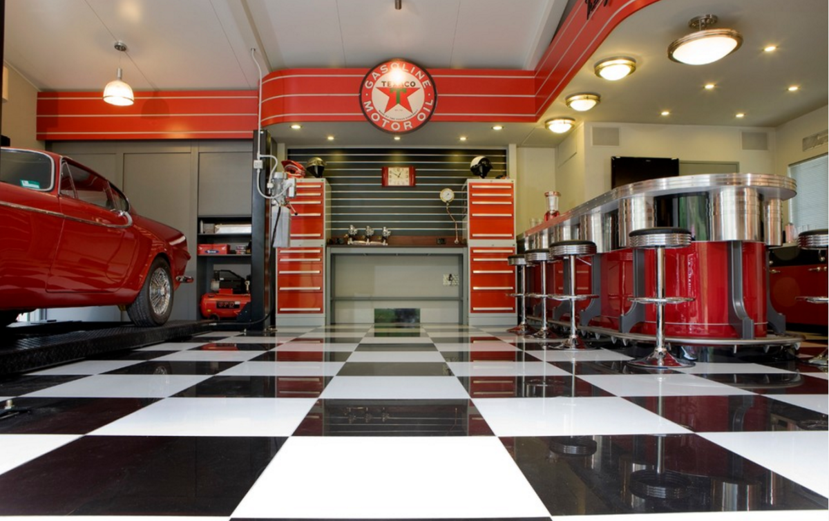 Гараж в доме интерьер