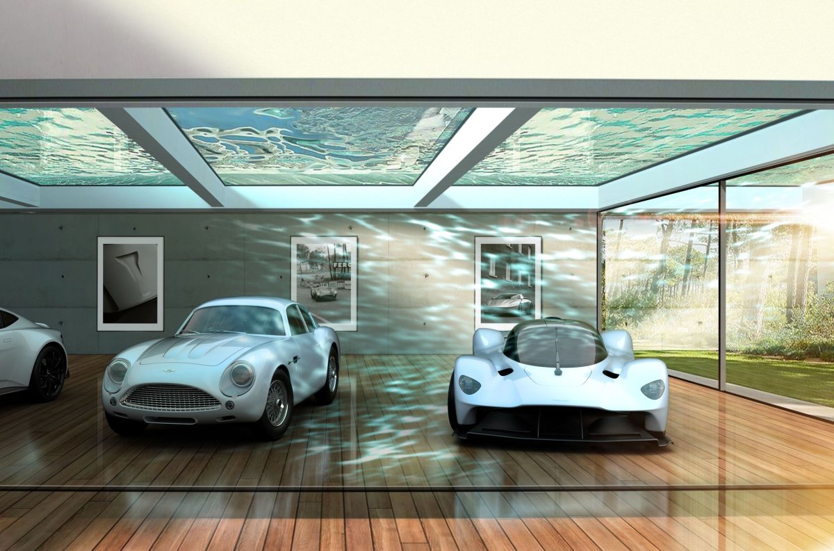 Гараж с панорамным остеклением