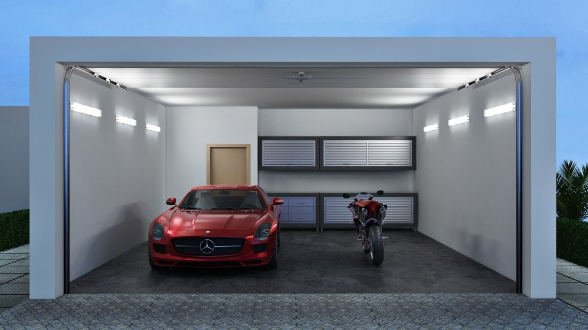 Фантастический интерьер гаража