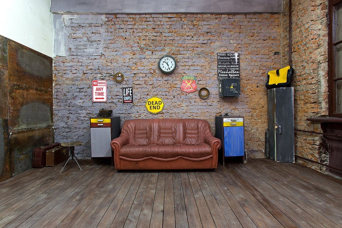 Автомастерская в стиле лофт