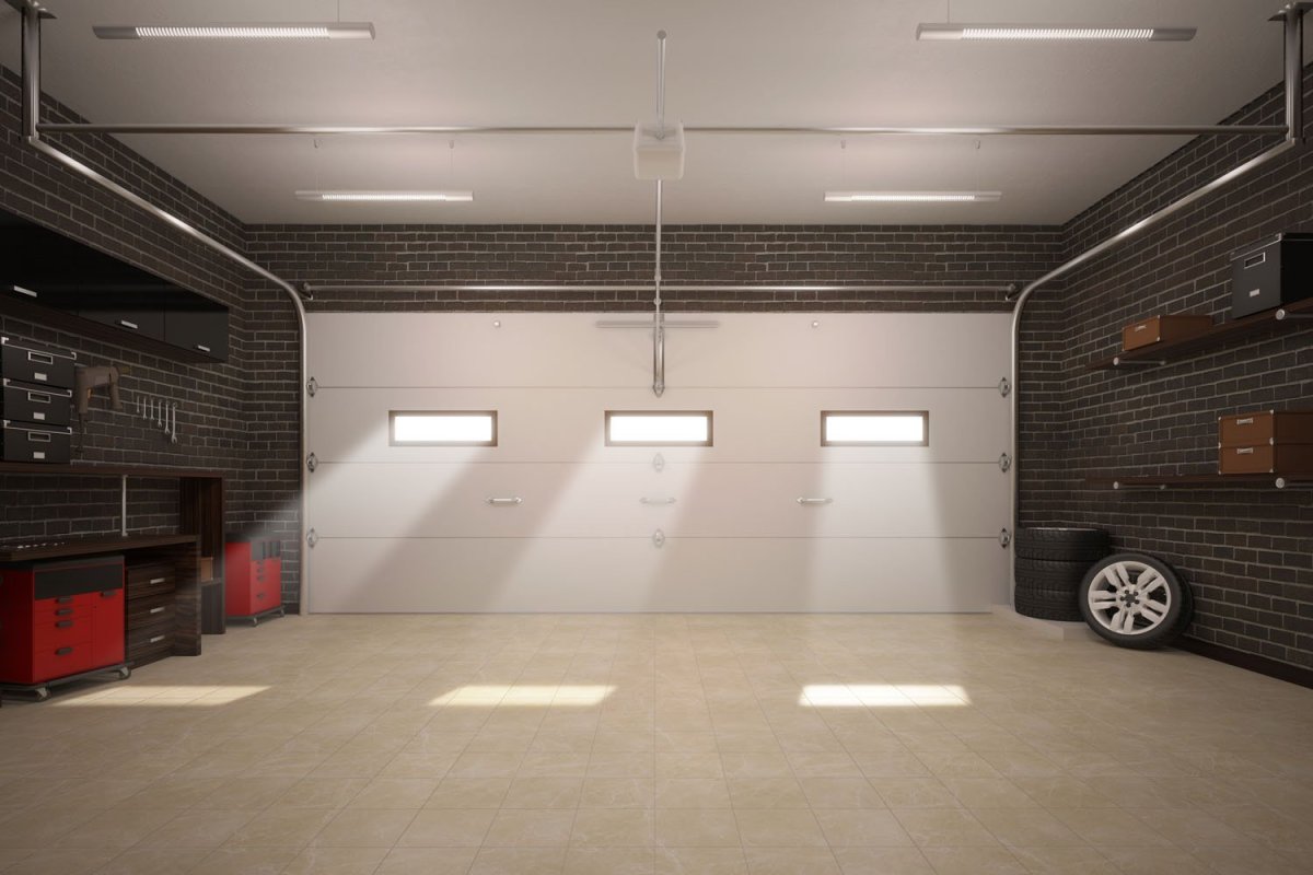 Пустой гараж