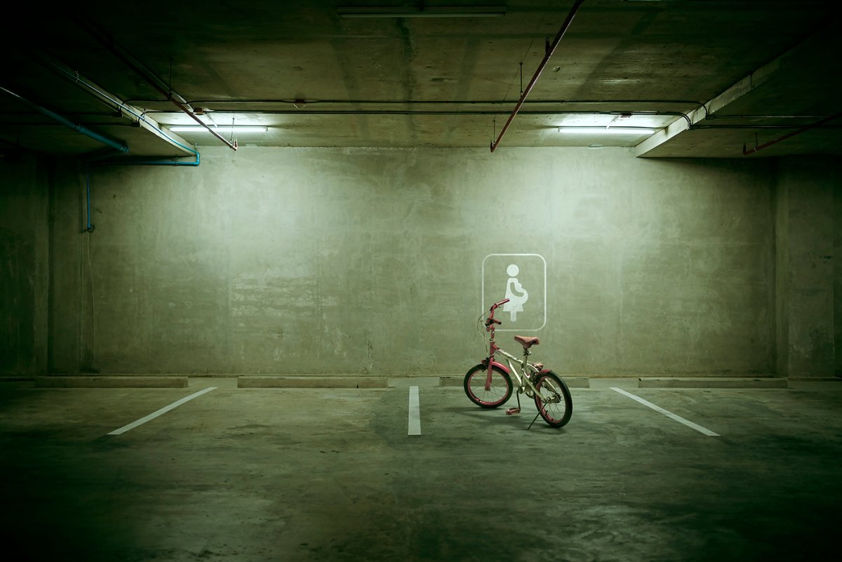 Порше в гараже