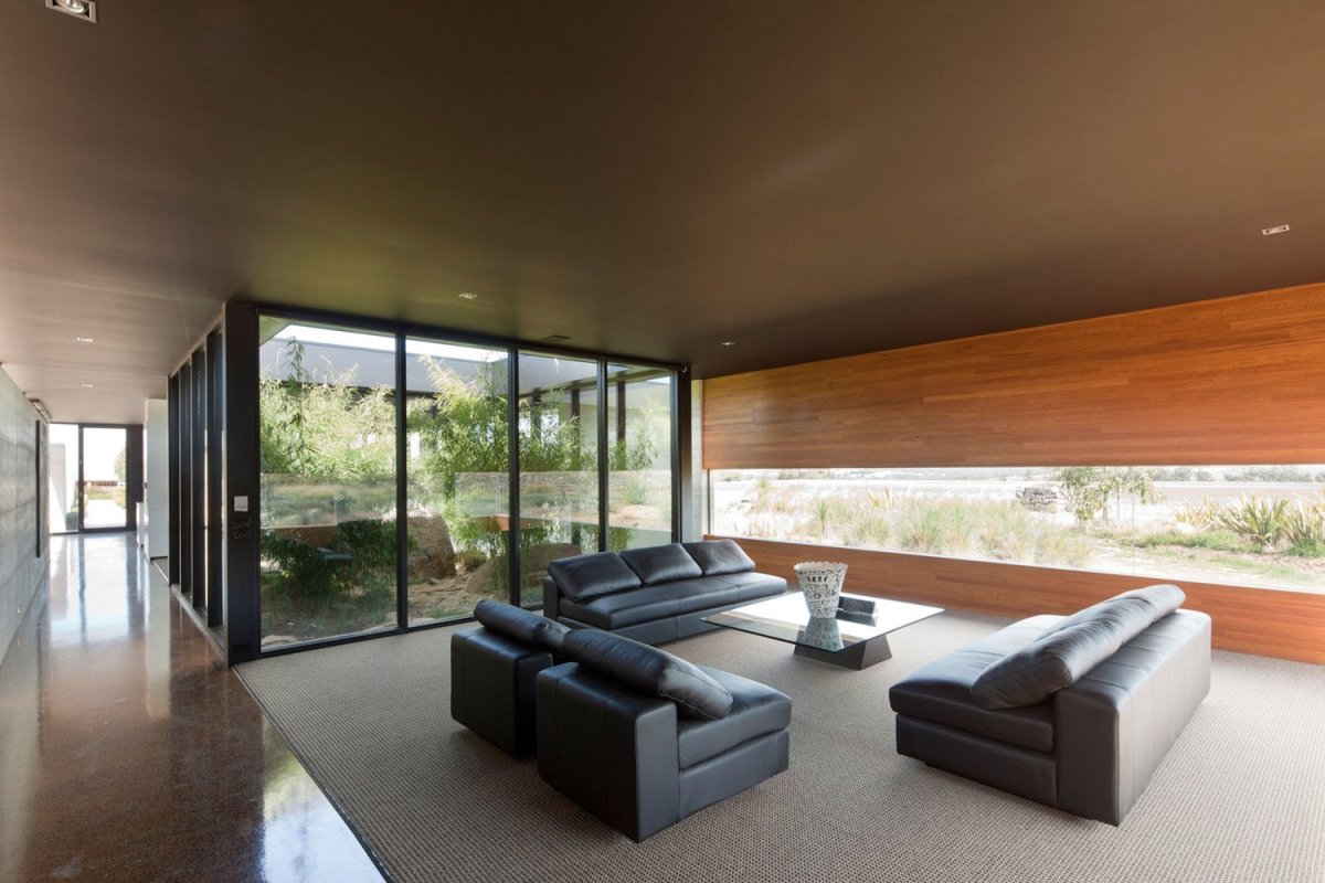 Гостиные с панорамными окнами