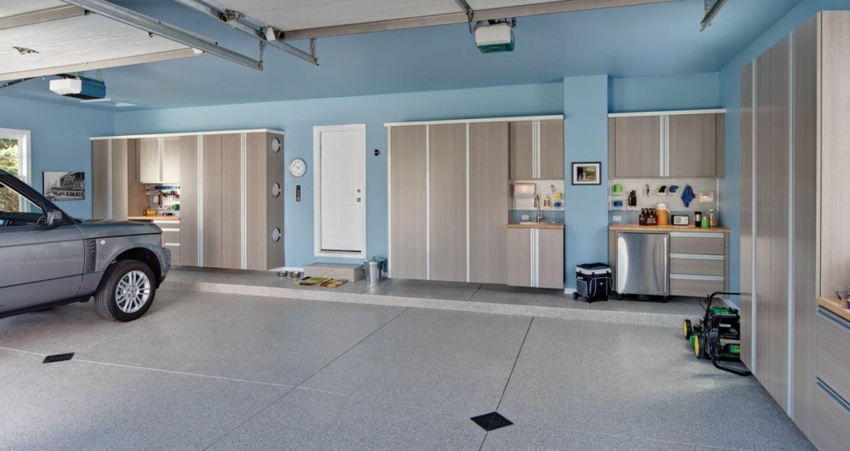 Внутренняя отделка гаража креативная