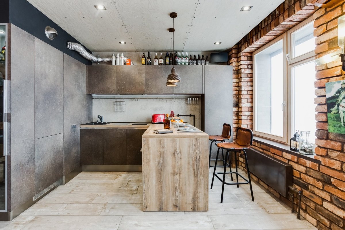 Гараж в стиле лофт