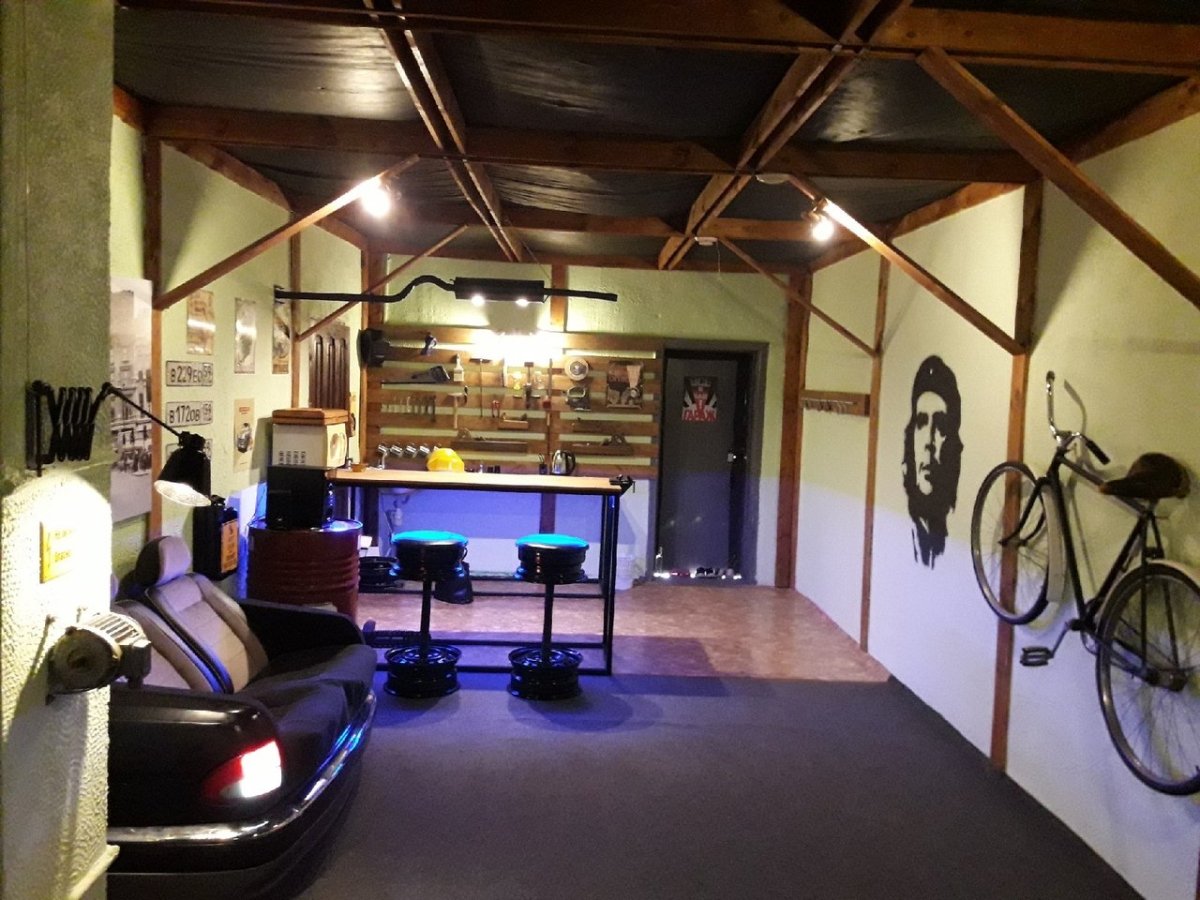 Дизайнерская отделка гаража