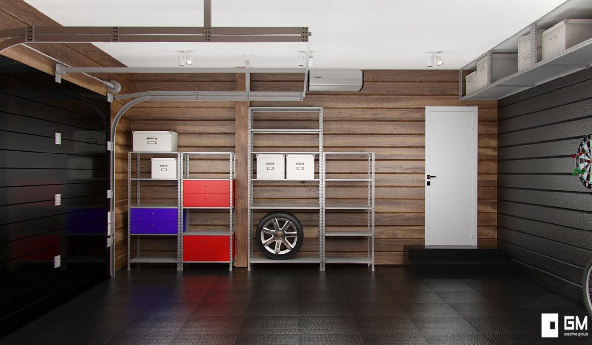 Гараж в стиле лофт
